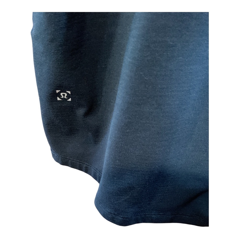 Lululemon Mens Metal Vent Tech SSleeve Shirt Dark Blue Grey Training Top Sz L - Picture 3 of 3